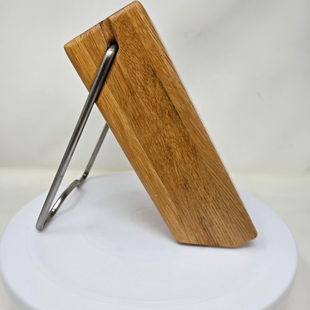 Cutco Oak Wood Knife Block 5 Slot Kitchen Cutlery Storage Holder with Wire Stand - Picture 5 of 6